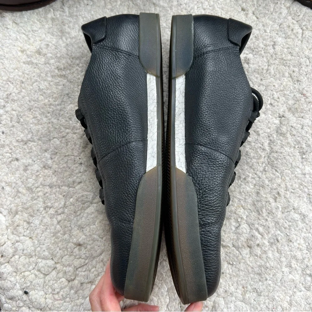 Dr. Scholl's Shoes Men's Pebble Black Leather Nikola Sneakers Size 12M - Picture 4 of 12